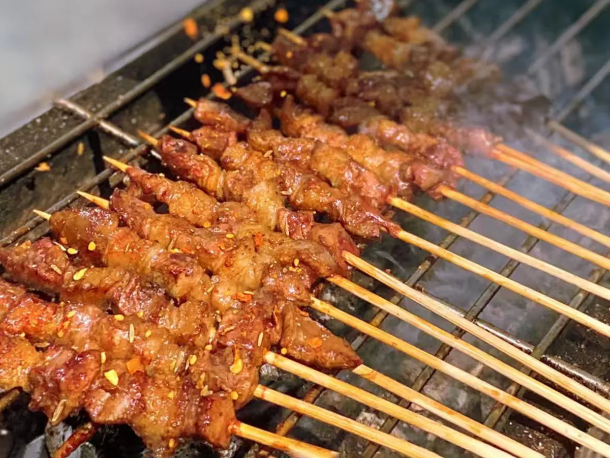 Premium lamb with secret spices at Gourd Bro BBQ，a Barbecue Restaurant in City of Industry